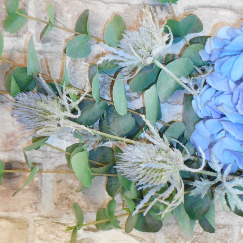 LUXE Artificial Eryngium Blue 73cm Artificial Flowers